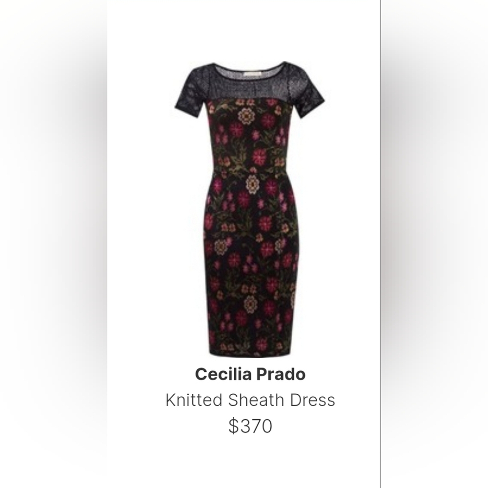 Anthropologie Cecilia Prado Posy midi knitted dress S/P
